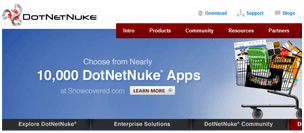 Startseite von DotNetNuke