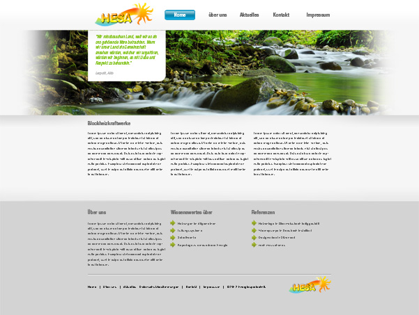 Webprojekt für Energiespartechnik HESA GmbH